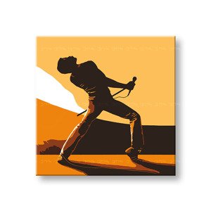 Ručně malovaný obraz POP Art FREDDIE MERCURY 1 kus fm3 | různé velikosti
