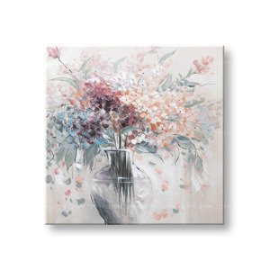 Malovaný nástěnný obraz KVĚTINY 1 díl YOBCWFFL040 - 80x80 cm | různé velikosti