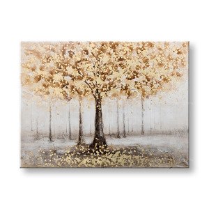 Malovaný nástěnný obraz STROM 1 díl YOBCWFTR047 - 120x90 cm | různé velikosti