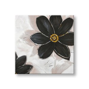 Malovaný nástěnný obraz KVĚTINY 1 díl CWF1184WE1 - 70x70 cm