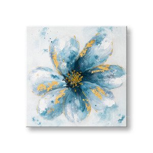 Malovaný nástěnný obraz KVĚTINY 1 díl CWF1274HE1 - 50x50 cm
