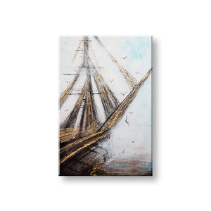 Malovaná nástěnná malba ABSTRAKT 1 díl CWF1099WE1 - 60x90 cm