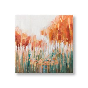 Malovaný nástěnný obraz ABSTRAKT 1 díl CWF11396WE1 - 70x70 cm