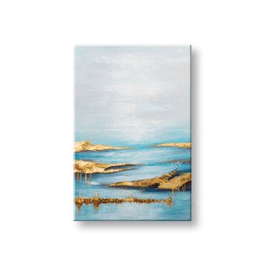 Malovaný nástěnný obraz ABSTRAKT 1 díl CWF11462WE1 - 80x120 cm