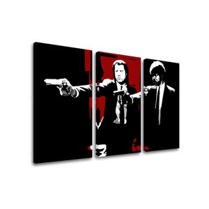 Tištěný obraz POP Art Pulp Fiction 3 díly pulp5
