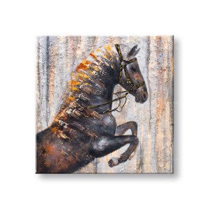 Malovaná nástěnná malba 1-dílná 80x80 cm CWF1735HE1