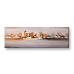 Malovaný nástěnný obraz CITY 1 díl 120x40 cm CWF1398SDE1