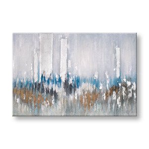 Malovaný nástěnný obraz ABSTRAKT 1 díl 90x60 cm CWF1222W-12E1