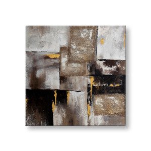 Malovaný nástěnný obraz ABSTRAKT 1 díl 70x70 cm CWF11293SDE1