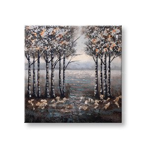 Malovaný nástěnný obraz STROMY 1 díl 70x70 cm CFAZH5186E1
