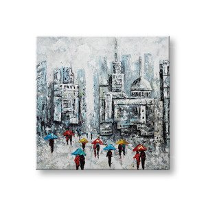 Malovaný nástěnný obraz CITY 1 díl 70x70 cm CFAZH4736AE1