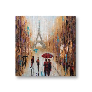 Malovaný nástěnný obraz PAŘÍŽ 1 díl 70x70 cm CFAZH2980E1