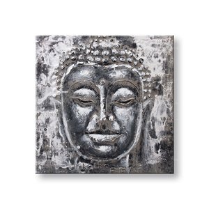 Malovaný nástěnný obraz BUDHA 1 díl CFAZH4740AE1 - 60x60 cm