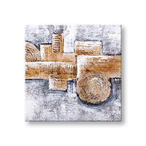 Malovaný nástěnný obraz ABSTRAKT 1 díl CFA12CX0947E1 - 50x50 cm