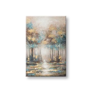 Malovaný nástěnný obraz STROMY 1 díl YOBCWFTR087 - 80x120 cm | různé velikosti