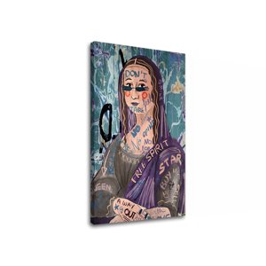 Obraz na plátně MONA LISA ABSTRAKT 001
