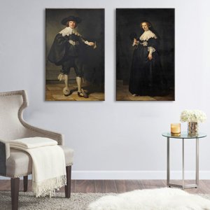 Rembrandt - Portréty Martena Soolmanse a Oopjena Coppita