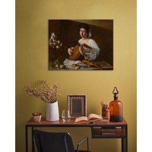 Obraz na plátně Michelangelo Caravaggio - Lutnista