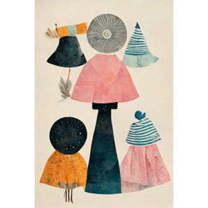 Ilustrace Giant Mushroom, Treechild, 26.7 × 40 cm