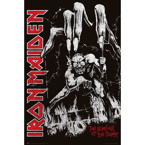 Plakát, Obraz - Iron Maiden - Number of Beast, 61 × 91.5 cm