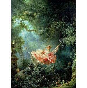 Obrazová reprodukce The Happy Accidents of the Swing, Jean-Honoré Fragonard, 30 × 40 cm