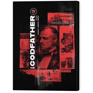 Obraz na plátně The Godfather - Loyalty Honor Family, 2 - 30×40 cm