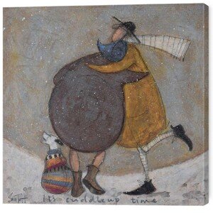 Obraz na plátně Sam Toft - It‘s Cuddle Up Time, 2 - 40×40 cm