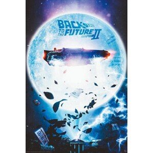 Plakát, Obraz - Návrat do Budoucnosti - Flying DeLorean, 61 × 91.5 cm