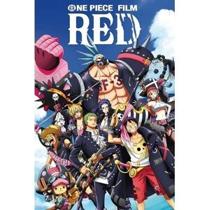 Plakát, Obraz - One Piece: Red - Full Crew, 61 × 91.5 cm