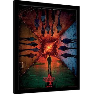 Obraz na zeď - Stranger Things - Every Ending Has a Beginning, 34.3 × 44.5 cm