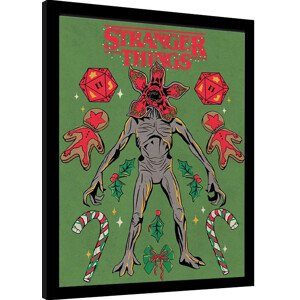 Obraz na zeď - Stranger Things 4 - Christmas Demogorgon, 34.3 × 44.5 cm