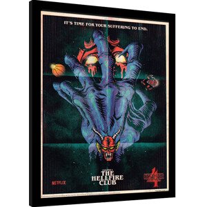 Obraz na zeď - Stranger Things 4 - The Hellfire Club, 34.3 × 44.5 cm