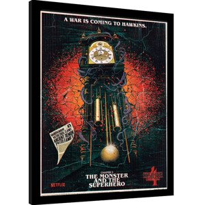 Obraz na zeď - Stranger Things 4 - The Monster & The Superhero, 34.3 × 44.5 cm