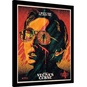Obraz na zeď - Stranger Things 4 - Vecna‘s Curse, 34.3 × 44.5 cm