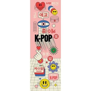 Plakát, Obraz - K-POP, 53 × 158 cm