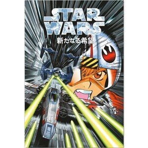 Plakát, Obraz - Star Wars Manga - Trench Run, 61 × 91.5 cm