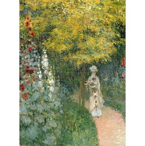 Obrazová reprodukce Rose Garden, 1876, Monet, Claude, 30 × 40 cm