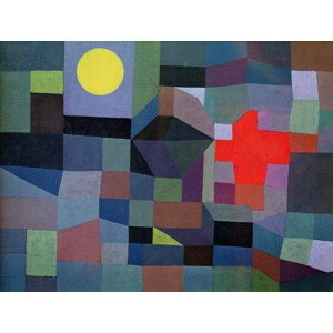 Obrazová reprodukce Fire, Full Moon, 1933, Klee, Paul, 40 × 30 cm