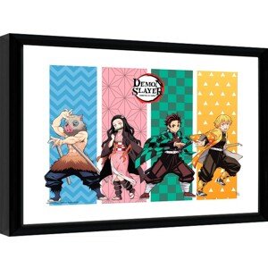 Obraz na zeď - Demon Slayer - Group, 44.2 × 34 cm