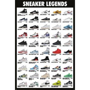 Plakát, Obraz - Sneaker Legends, 61 × 91.5 cm