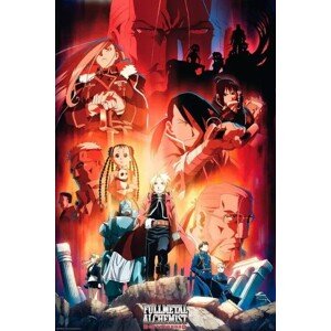 Plakát, Obraz - Fullmetal Alchemist - Key Art, 61 × 91.5 cm