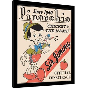 Obraz na zeď - Pinocchio - Cricket‘s The Name, 34.3 × 44.5 cm