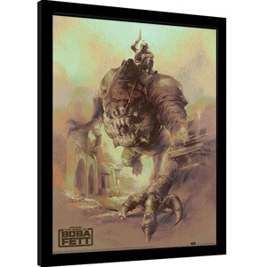 Obraz na zeď - Star Wars: The Book of Boba Fett - Rancor, 34.3 × 44.5 cm