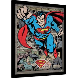 Obraz na zeď - Superman - Comic Montage, 34.3 × 44.5 cm