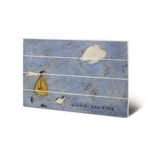 Dřevěný obraz Sam Toft - Cloud Chasing, 59 × 40 cm