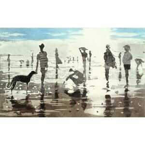 Obrazová reprodukce Kenneggy, Cornwall, 1988, Lucy Willis, 40 × 24.7 cm