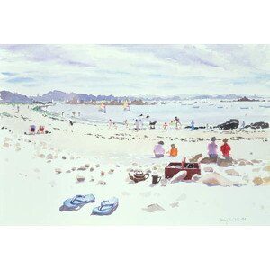 Obrazová reprodukce Cobo Bay, Guernsey, 1987, Lucy Willis, 40 × 26.7 cm