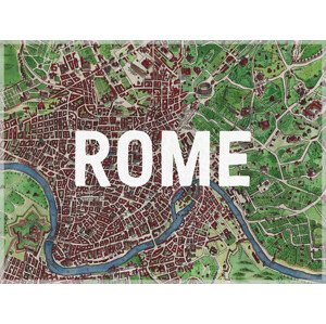 Mapa Rome Map - Historical & Vintage Maps, 40 × 30 cm