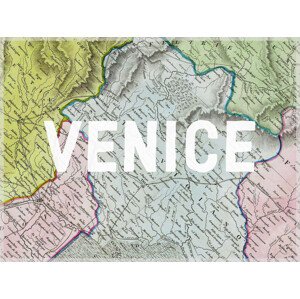 Mapa Venice Map - Historical & Vintage Maps, 40 × 30 cm