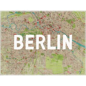 Mapa Berlin Map - Historical & Vintage Maps, 40 × 30 cm